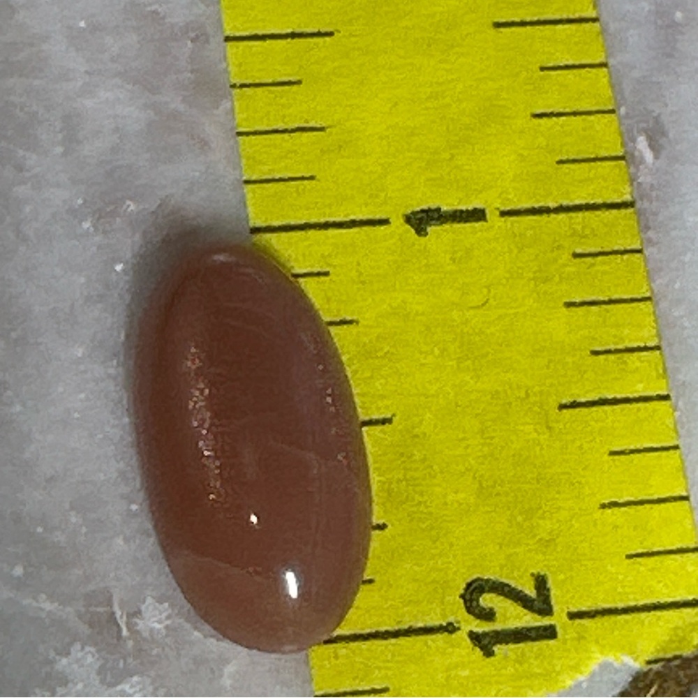 17.03ct Natural Orange Color MoonStone Cabochon Lot - Picture 7 of 17
